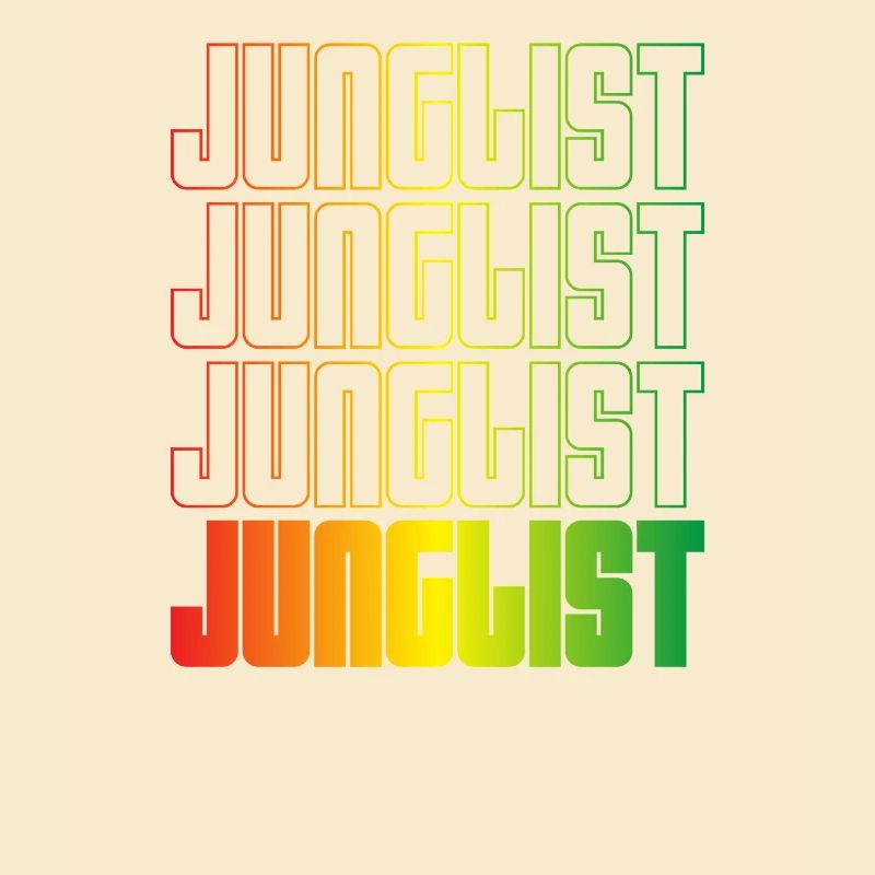 Junglist Gradient Text DNB