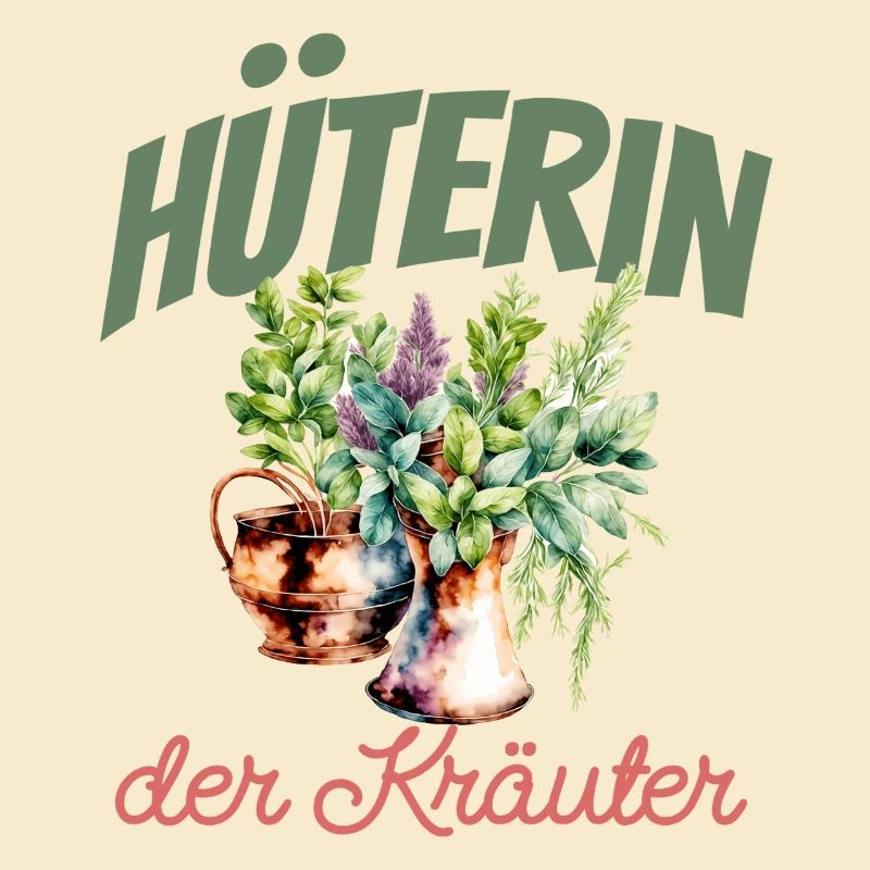 Mystical herb design for nature-loving witch