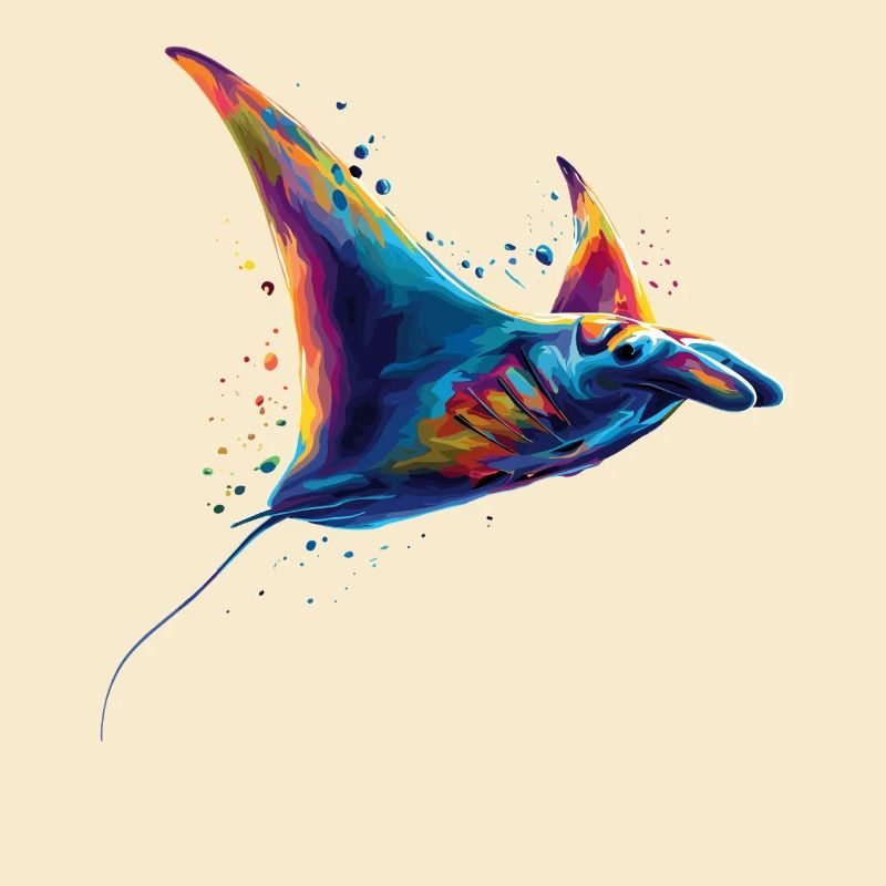 Manta Ray, Devil Ray, Stingray, Diver