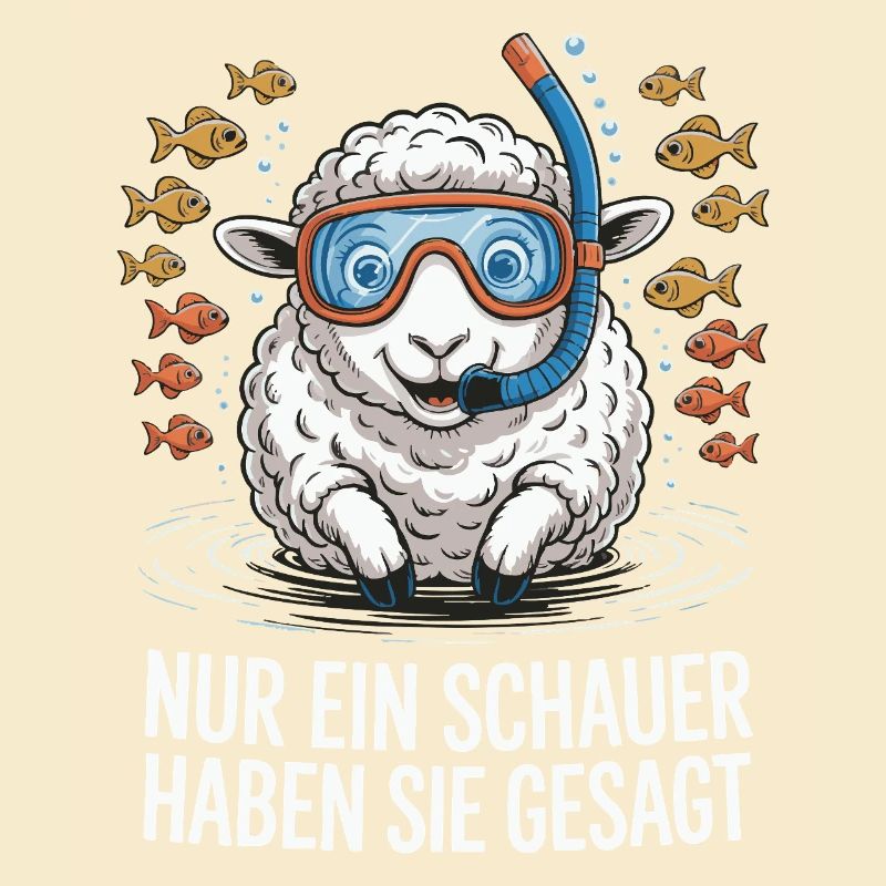 Just a Shower – Funny Sheep Design