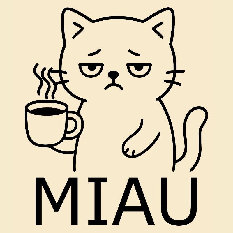 Müde Katze