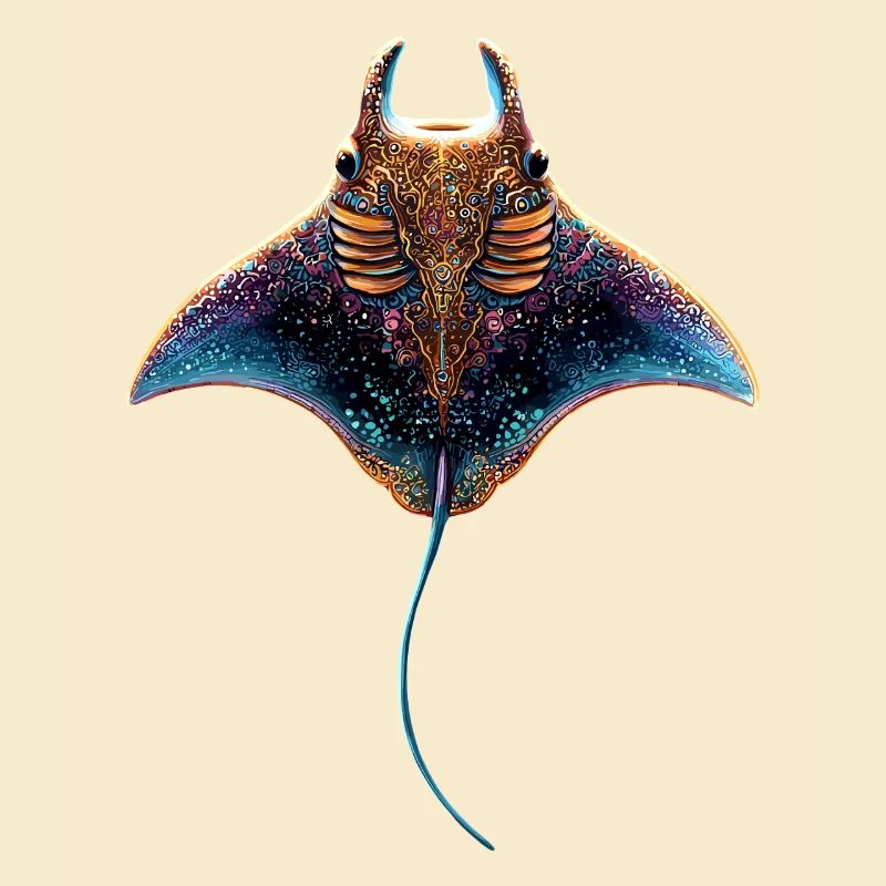 Manta Ray, Devil Ray, Stingray, Diver