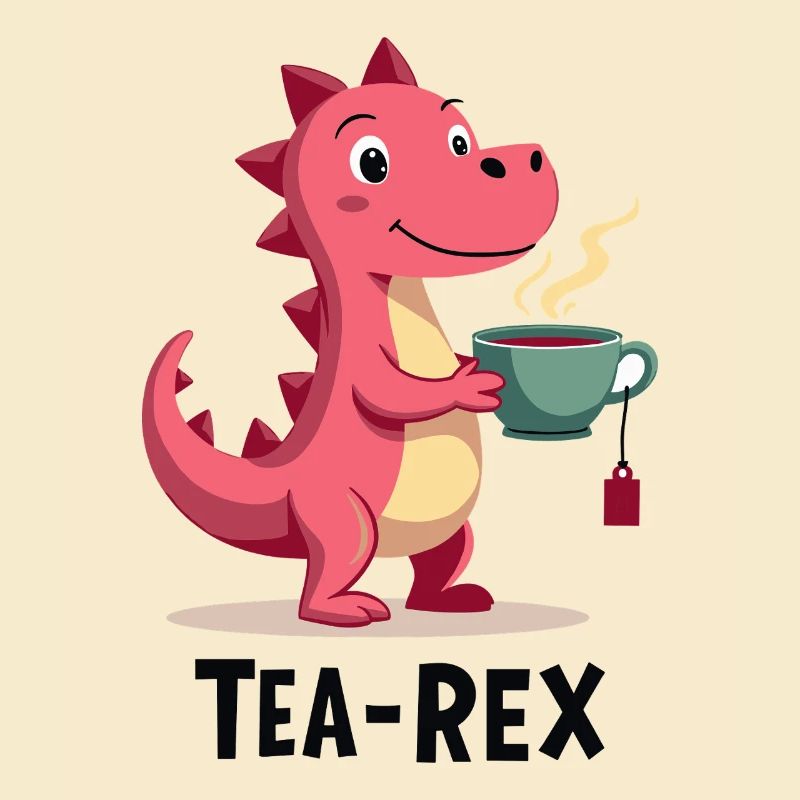 Tea-Rex Dino liebt Tee