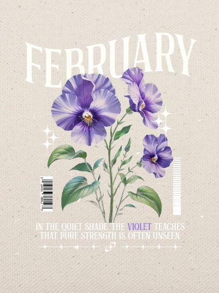 Februar Veilchen Geburtsblume
