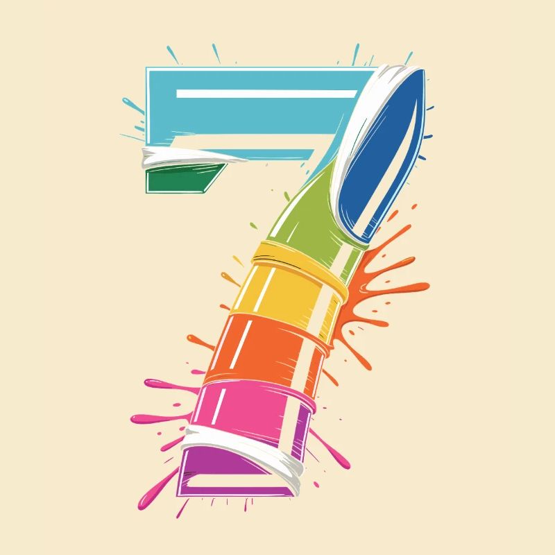 Rainbow7 Splash Design