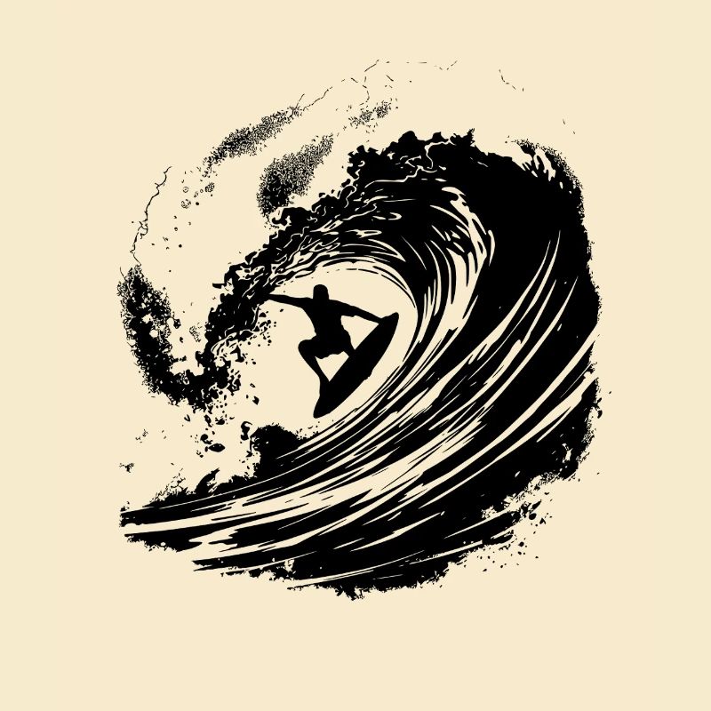 Surfer Design Surfen