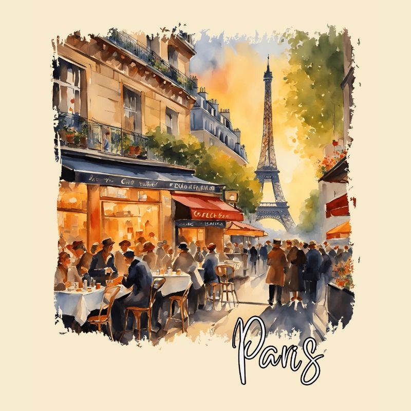 Pariser Aquarell, Paris, Frankreich