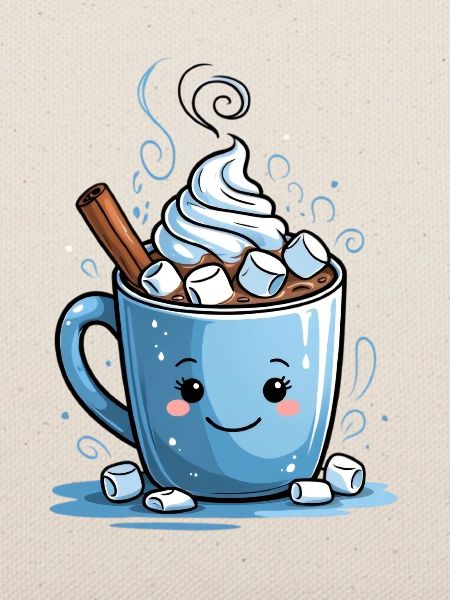 Kuscheliger Kakao-Mug mit Marshmallows