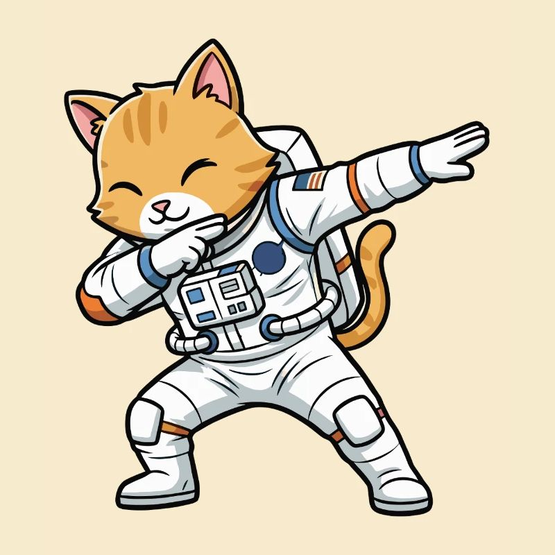 Astronauten Katzen Dab