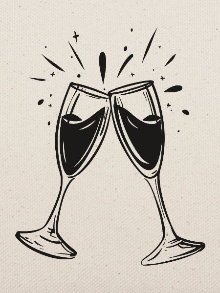 Sekt-Prosecco-Glas-black