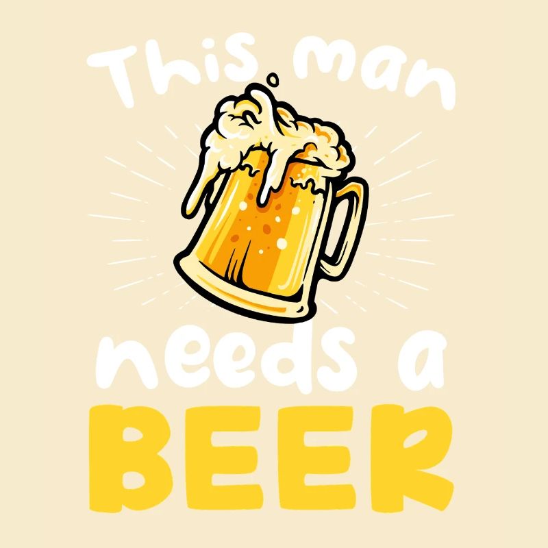This Man Needs a Beer