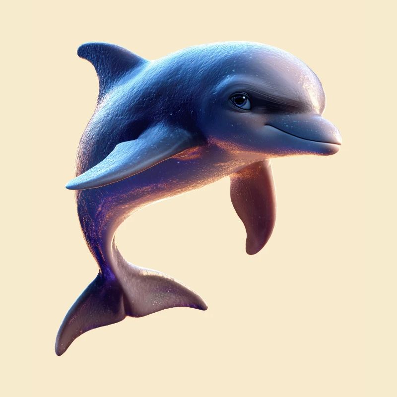 Dauphin Plongeur Dauphins Océan Dauphins mignons Dauphin
