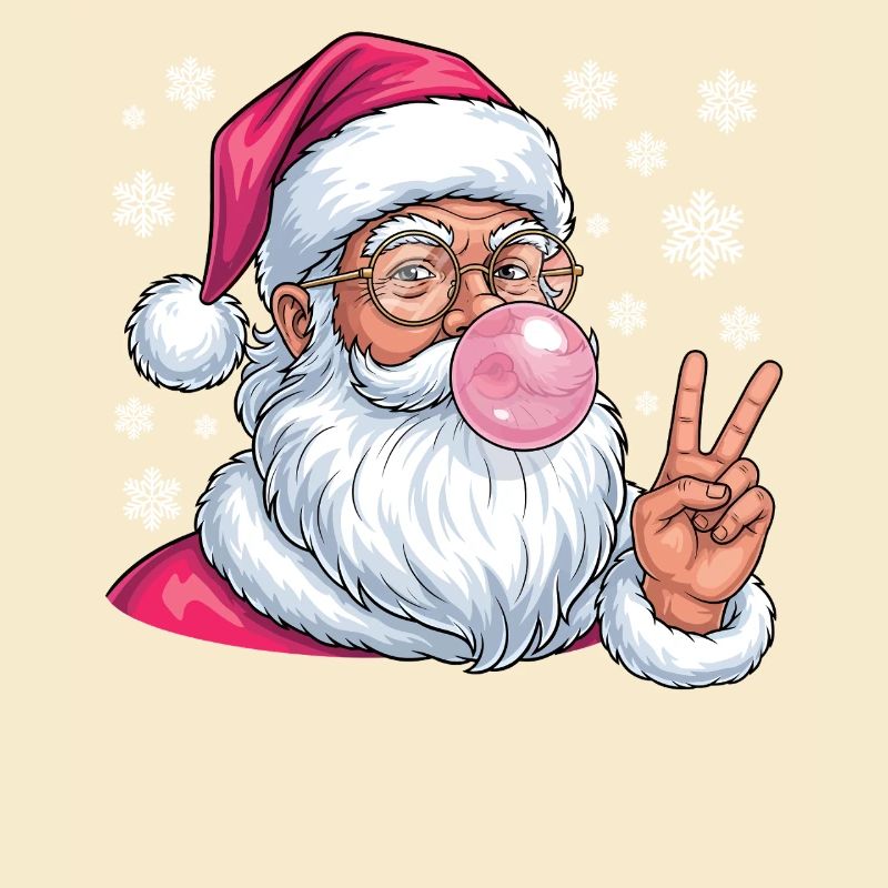 Weihnachtsmann Bubble Gum