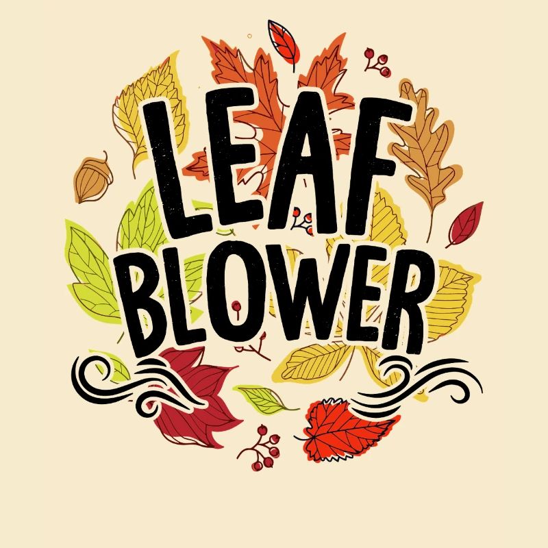 Leaf Blower Autumn Tee
