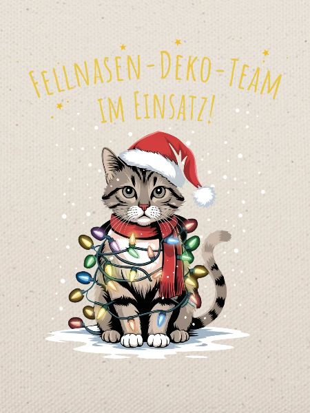 Fellnasen-Deko-Team im Einsatz!