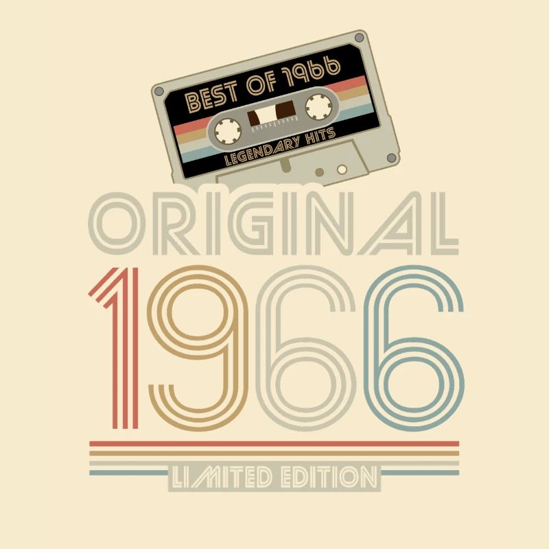 Édition limitée Original 1966 Cassette rétro