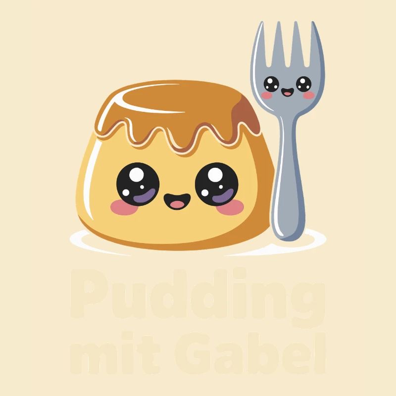 Pudding Mit Gabel