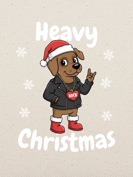 Heavy Christmas Hund Rock