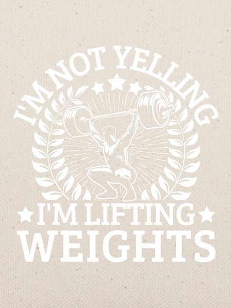 Powerlifting Bodybuilder Not Yelling I´m Lifting
