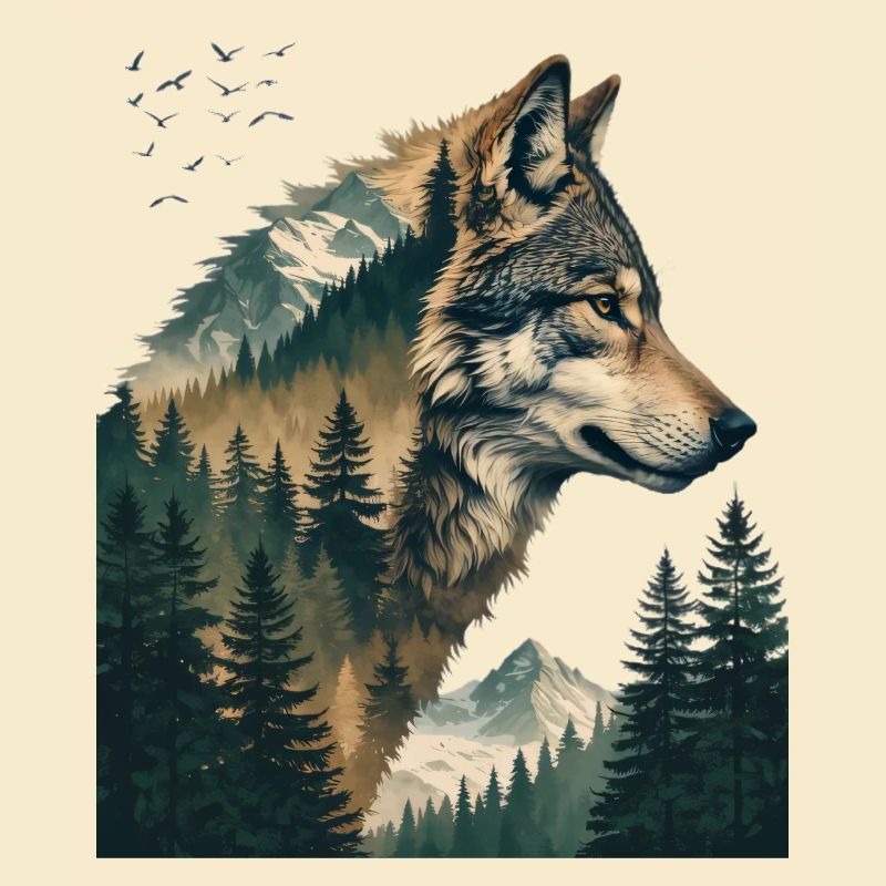 Waldwolf Double Exposition