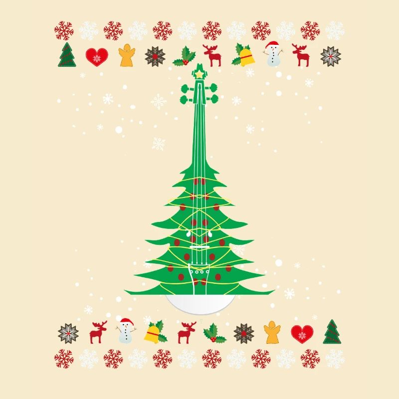 Geige Weihnachtsbaum