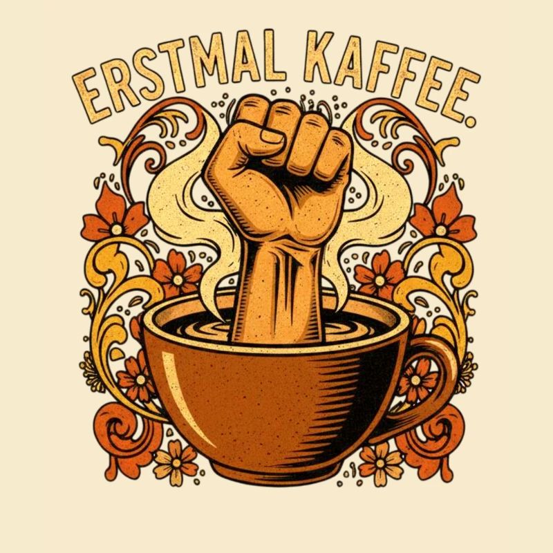 Erstmal Kaffee Faust Statement