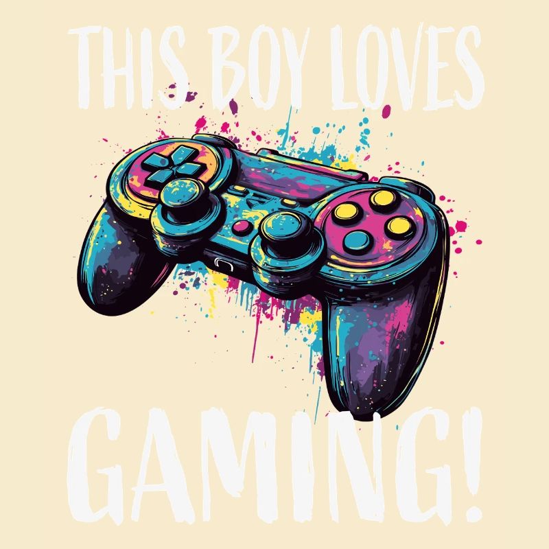 This Boy Loves Gaming Controller