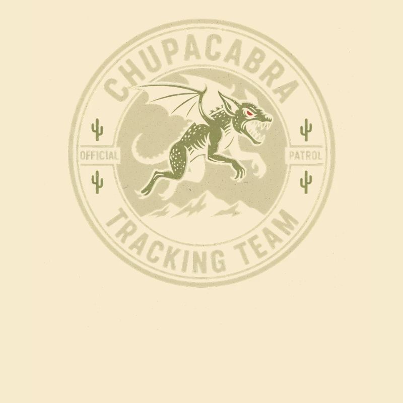 Chupacabra Pursuit Team Drôle Cryptide Chupac