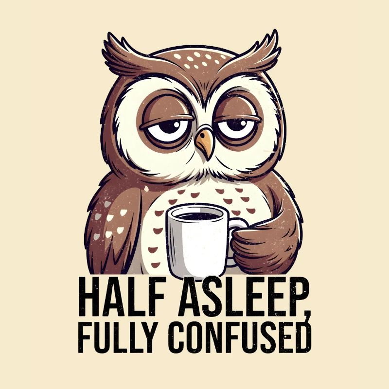 Kaffee Eule im Morgenrausch
