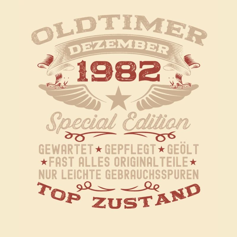 43. Geburtstag Geschenk Oldtimer Dezember 1982
