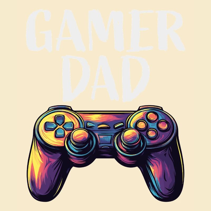 Gamer Dad Controller Motiv