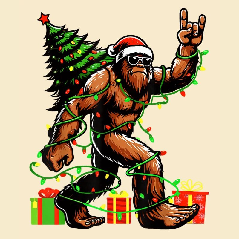 Bigfoot Weihnachtslicht-Held