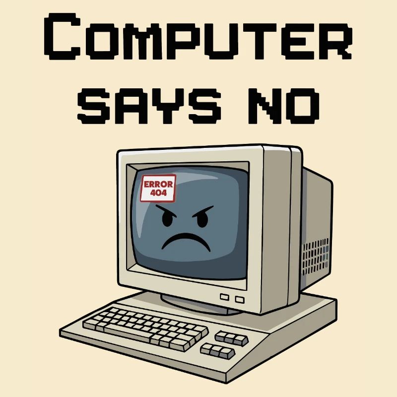 Retro Computer 404 Fehler