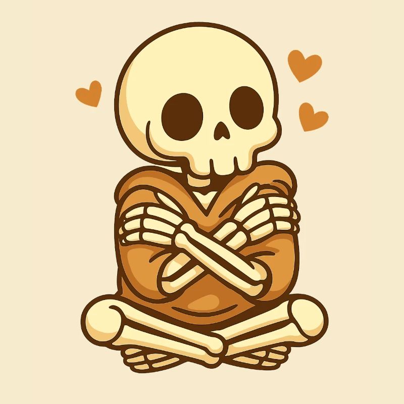 Self Hug Skelett – Cozy Selflove