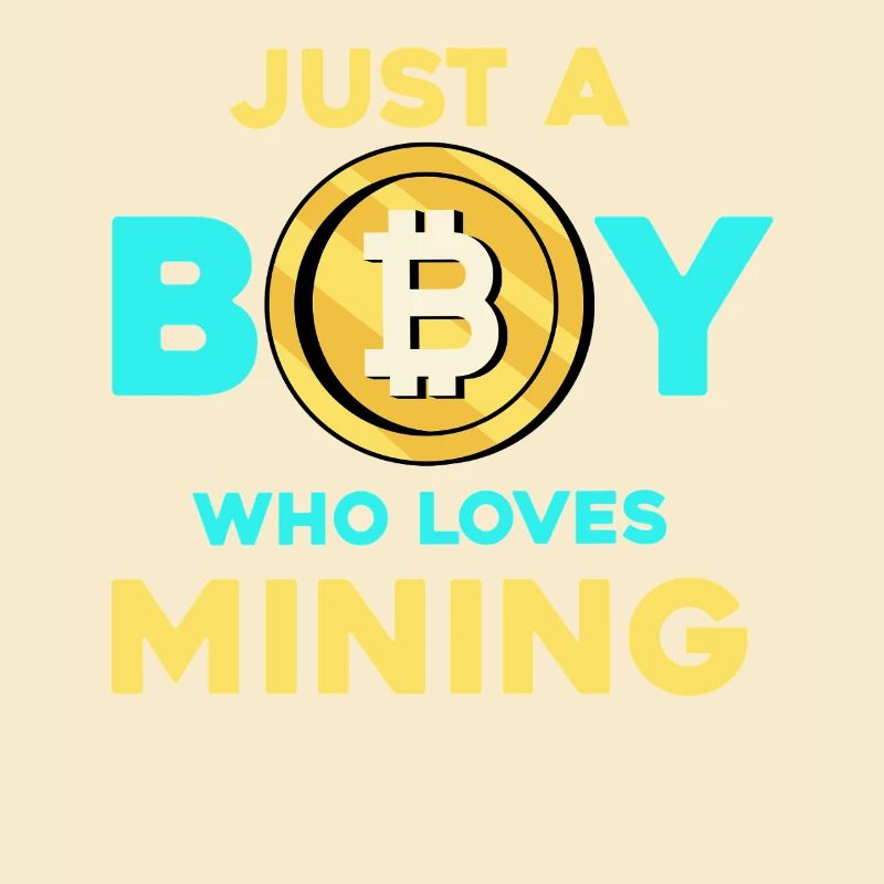 Krypto Mining Junge – Bitcoin Leidenschaft