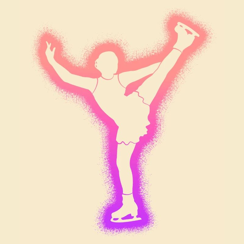 Eiskunstläuferin Eislaufen Mädchen Eiskunstlauf