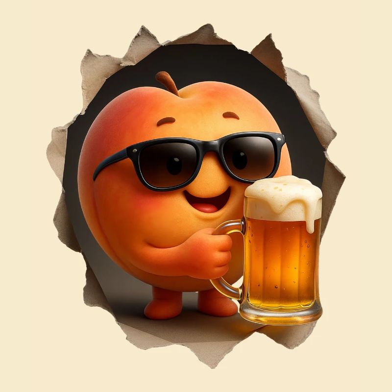 Pfirsich Bier