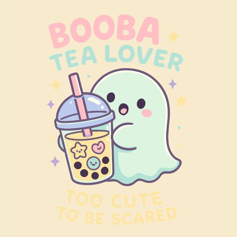 Bubble Tea Ghost, Cute Boba Lover