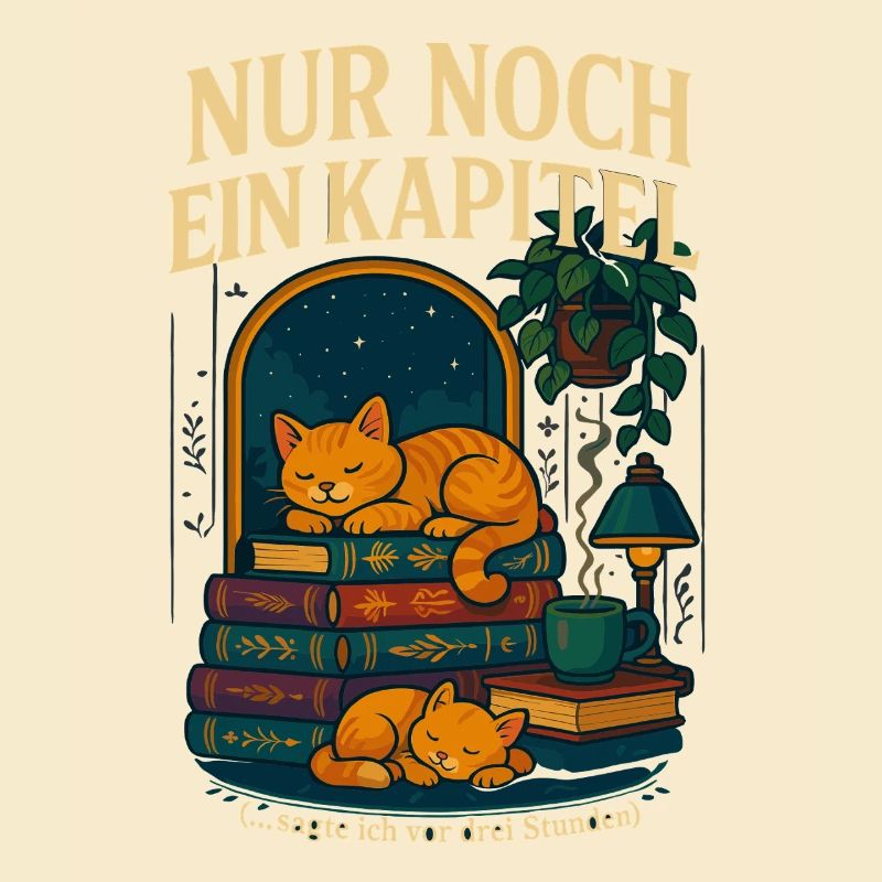 Reading Cat Bookworm, Only One More Chapter