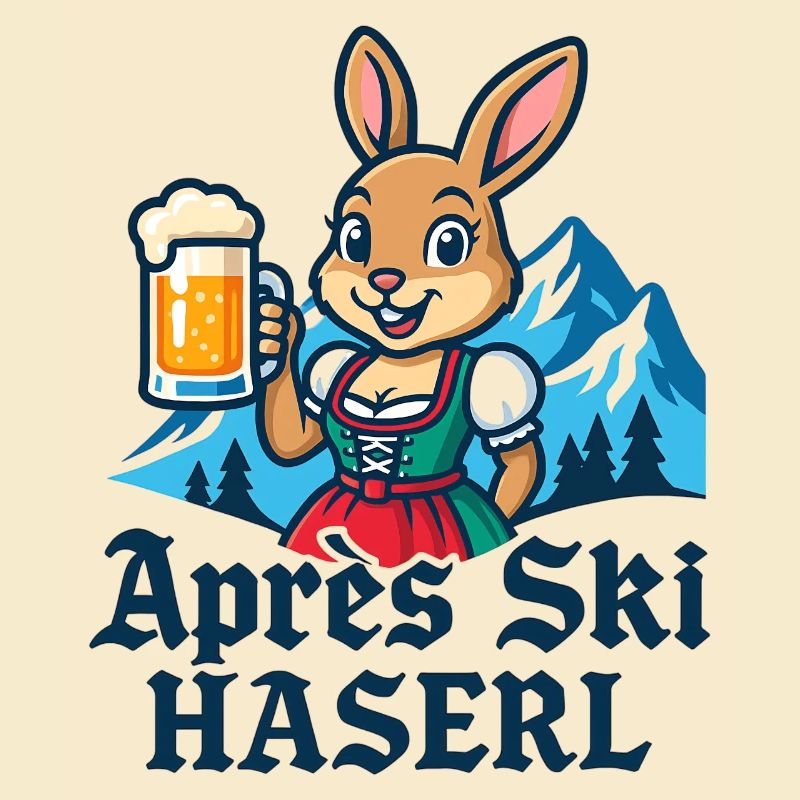 Apres Ski Haserl Dirndl Bier
