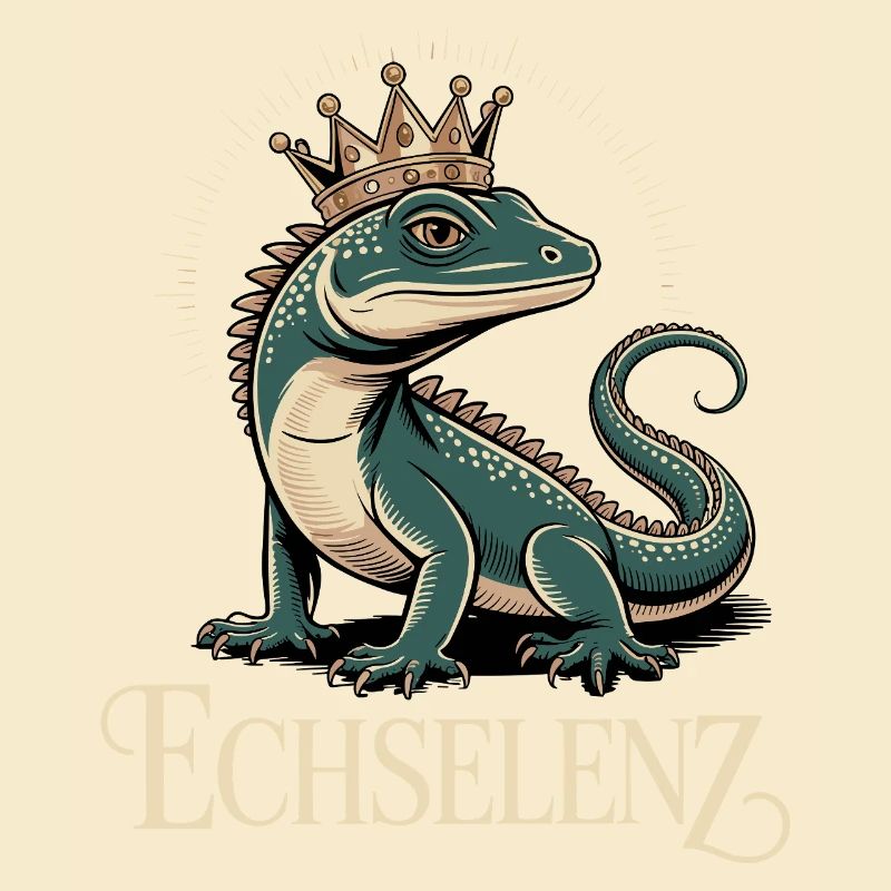 Echselenz Lustige Echse
