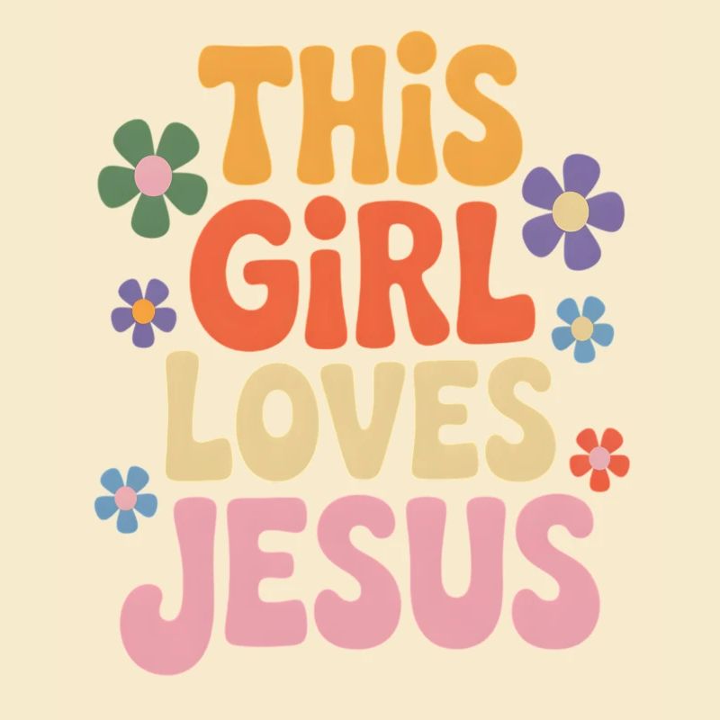 Dieses Mädchen liebt Jesus