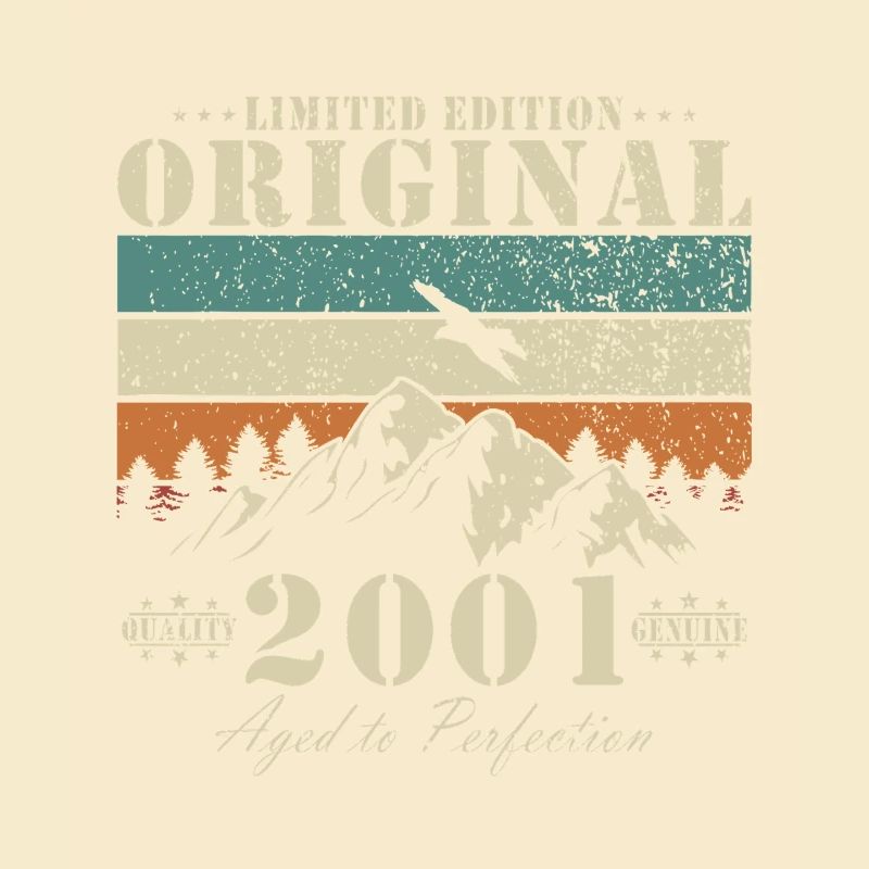 Limitierte Original 2001 Berglandschaft