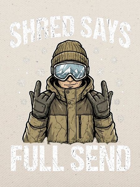 Shred Says Full Send Snow