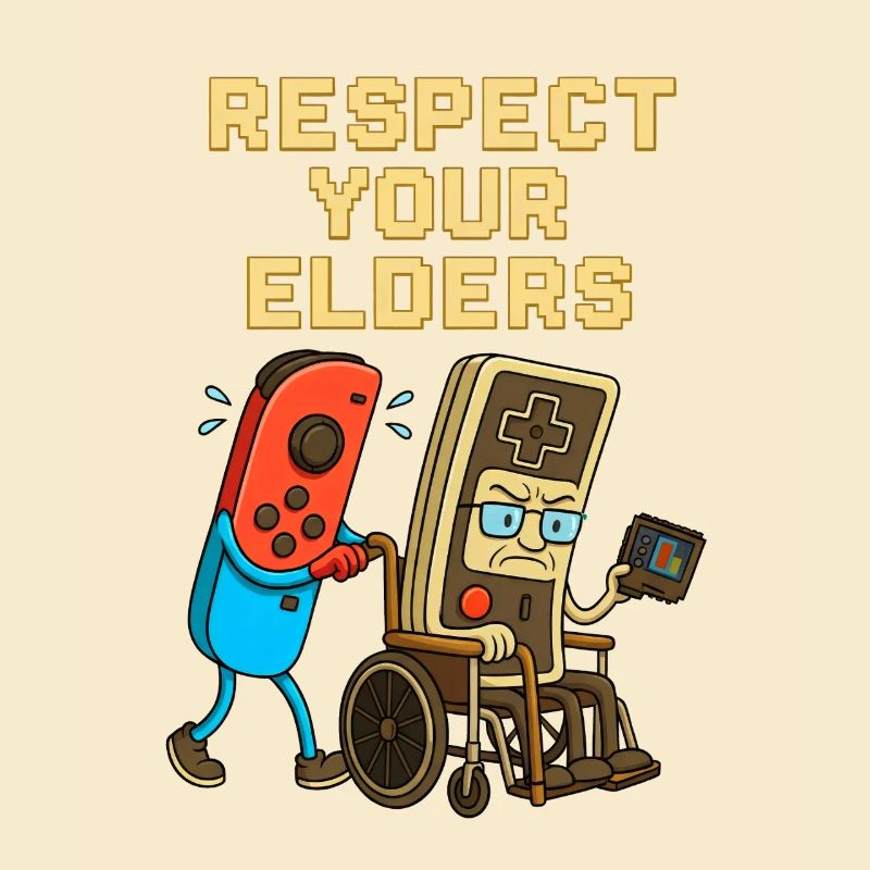 Respect Your Elders Gaming Control Retro 