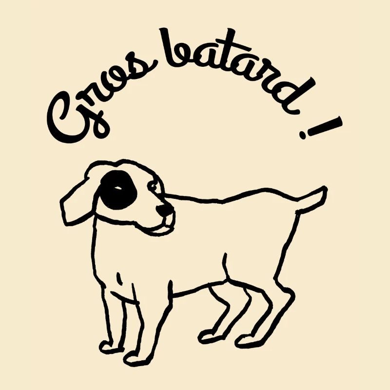 Großer Bastardhund-Humor