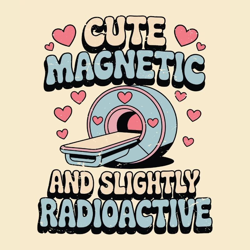 MRI Tech Cute Magnetic And Slightly Radiographer