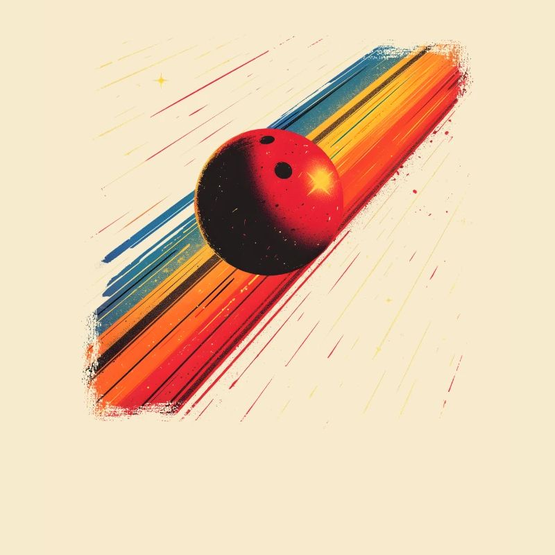 90er Bowlingkugel