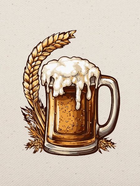 Bier Bierglas Weizenbier
