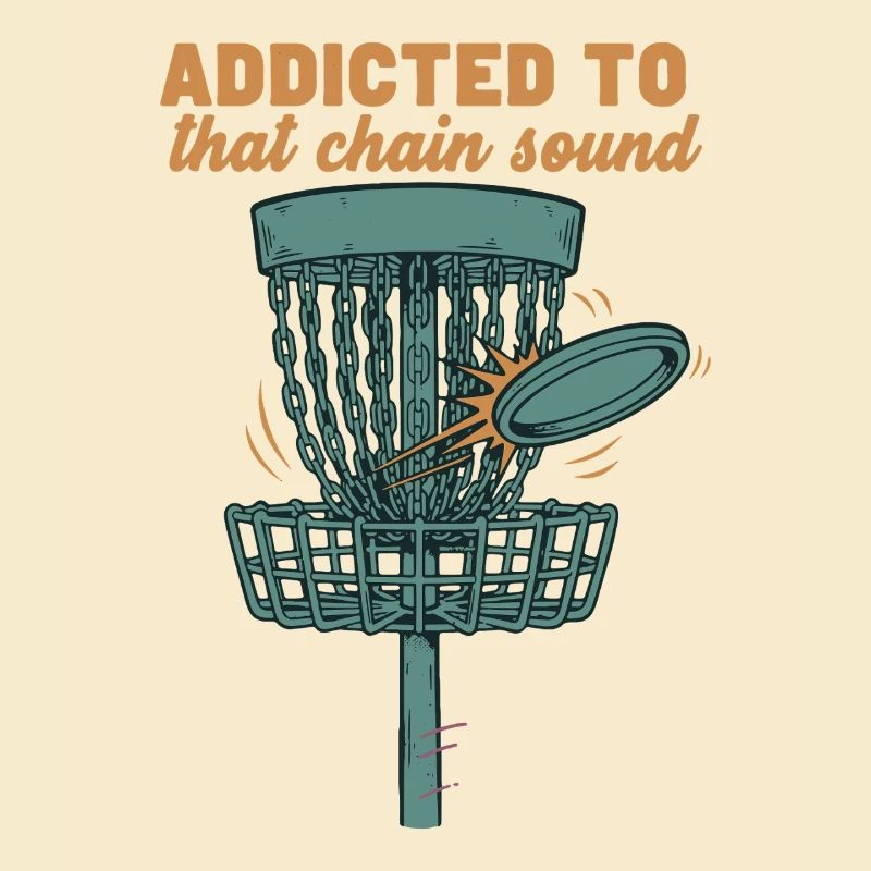 Süchtig nach diesem Kettensound-Discgolf-Korb